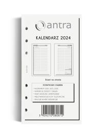Wkład kalendarzowy 2024 B6 ST DNS. Wydawca: Antra. Dobreksiazki.pl Opakowanie Wkład kalendarzowy 2024 B6 ST DNS