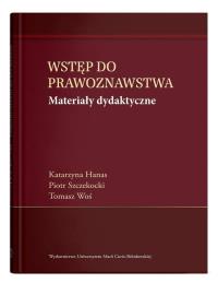 Okładka książki Wstęp do prawoznawstwa. Materiały dydaktyczne