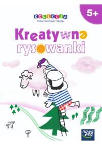 Okładka książki Wychowanie przedszkolne KOLEKCJA INDYWIDUALNEGO ROZWOJU 5-latki Kreatywne rysowanki