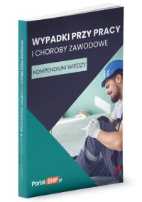 Okładka książki Wypadki przy pracy i choroby zawodowe Kompendium wiedzy