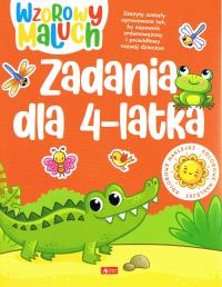 Wzorowy maluch. Zadania 4-latka. Autor: Opracowanie zbiorowe. Dobreksiazki.pl Okładka książki Wzorowy maluch. Zadania 4-latka