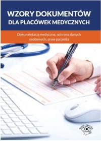 Okładka książki Wzory dokumentów dla placówek medycznych