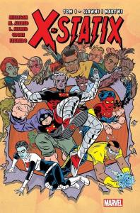 X-Statix T.1 Sławni i martwi. Autor: Peter Milligan. Dobreksiazki.pl Okładka książki X-Statix T.1 Sławni i martwi