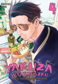 Yakuza w fartuszku. Kodeks perfekcyjnego pana domu. Tom 4. Autor: Kosuke Ono. Dobreksiazki.pl Okładka książki Yakuza w fartuszku. Kodeks perfekcyjnego pana domu. Tom 4