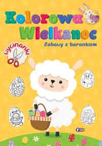 Zabawy z barankiem. Kolorowa Wielkanoc. Autor: Opracowanie zbiorowe. Dobreksiazki.pl Okładka książki Zabawy z barankiem. Kolorowa Wielkanoc