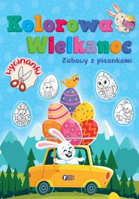 Zabawy z pisankami. Kolorowa Wielkanoc. Autor: Opracowanie zbiorowe. Dobreksiazki.pl Okładka książki Zabawy z pisankami. Kolorowa Wielkanoc