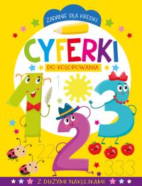 Zadanie dla kredki. Cyferki do kolorowania. Autor: Praca zbiorowa. Dobreksiazki.pl Okładka książki Zadanie dla kredki. Cyferki do kolorowania