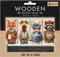 Opakowanie Zakładki drewniane do książki Przyjaciele