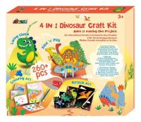 Opakowanie Zestaw do robienia Dinozaurów 4w1