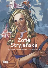 Zofia Stryjeńska Zeszyt do kolorowania. Autor: Opracowanie zbiorowe. Dobreksiazki.pl Okładka książki Zofia Stryjeńska Zeszyt do kolorowania