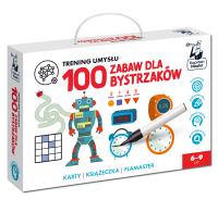 Okładka książki 100 zabaw dla bystrzaków. Trening umysłu. Kapitan Nauka