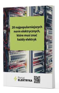 Okładka książki 20 najpopularniejszych norm elektrycznych, które musi znać każdy elektryk