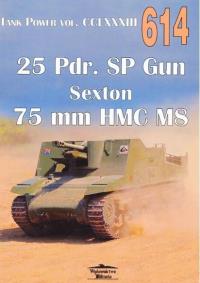 Okładka książki 25 Pdr. SP Dun Sexton 75mm HMC M8 nr 614