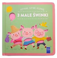 Okładka książki 3 małe świnki. Dotykam, czytam, poznaję