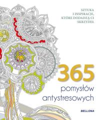 Okładka książki 365 pomysłów antystresowych (kolorowanka)