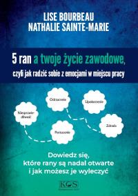 5 ran a twoje życie zawodowe, czyli jak radzić sobie z emocjami w miejscu pracy. Autor: Lise Bourbeau, Nathalie Sainte-Marie. Dobreksiazki.pl Okładka książki 5 ran a twoje życie zawodowe, czyli jak radzić sobie z emocjami w miejscu pracy