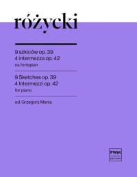 Okładka książki 9 szkiców op. 39 i 4 intermezza op.42