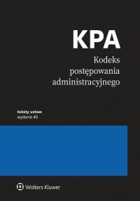 Okładka książki Kodeks postępowania administracyjnego. Przepisy
