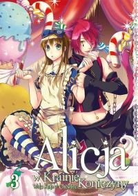 Alicja w Krainie Koniczyny. Tom 3. Autor: Mamenosuke Fujimaru, QuinRose. Dobreksiazki.pl Okładka książki Alicja w Krainie Koniczyny. Tom 3