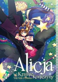 Alicja w Krainie Koniczyny. Tom 4. Autor: Mamenosuke Fujimaru, QuinRose. Dobreksiazki.pl Okładka książki Alicja w Krainie Koniczyny. Tom 4