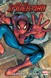 Amazing Spider-Man. Korporacja Beyond. Tom 1. Autor: Kelly Thompson, Wells Zeb, Ahmed Saladin, Cody Ziglar, Paco Medina, Patrick Gleason, Jorge Fornes, Michael Dowling, Carlos Gómez. Dobreksiazki.pl Okładka książki Amazing Spider-Man. Korporacja Beyond. Tom 1