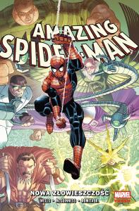 Amazing Spider-Man. Nowa złowieszczość. Tom 2. Autor: Ed McGuinness, John Romita Jr, Zeb Wells. Dobreksiazki.pl Okładka książki Amazing Spider-Man. Nowa złowieszczość. Tom 2