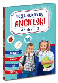 Angielski. Teczka edukacyjna. Dla klas 1-3. Autor: Opracowanie zbiorowe. Dobreksiazki.pl Okładka książki Angielski. Teczka edukacyjna. Dla klas 1-3