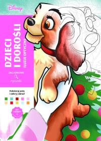 Art therapy. Kolorowanka antystresowa. Disney. Dzieci i dorośli. Iluzje optyczne. Zagadkowe rysunki. Autor: Aurelia Bertrand, Charlotte Mendes. Dobreksiazki.pl Okładka książki Art therapy. Kolorowanka antystresowa. Disney. Dzieci i dorośli. Iluzje optyczne. Zagadkowe rysunki
