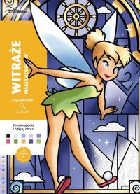 Okładka książki Art therapy. Kolorowanka antystresowa. Disney. Witraże. Magia kolorów. Zagadkowe rysunki