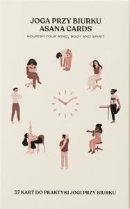 Asana Cards Joga przy biurku. Autor:   Praca zbiorowa. Dobreksiazki.pl Okładka książki Asana Cards Joga przy biurku