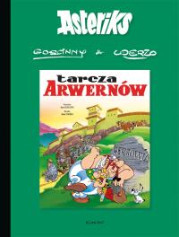 Asteriks. Tarcza Arwernów. Tom 11. Autor: Albert Uderzo, René Goscinny. Dobreksiazki.pl Okładka książki Asteriks. Tarcza Arwernów. Tom 11