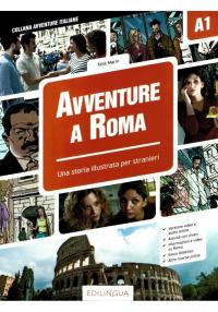 Avventure A Roma A1. Autor: Marin Telis. Dobreksiazki.pl Okładka książki Avventure A Roma A1