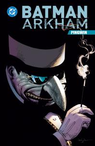 Batman Arkham. Pingwin. Autor: Kelley Jones, Norm Breyfogle, Bill Finger. Dobreksiazki.pl Okładka książki Batman Arkham. Pingwin