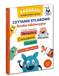 Bazgraki czytają trudne wyrazy. Czytanie sylabowe. Autor: Zuzanna Osuchowska. Dobreksiazki.pl Okładka książki Bazgraki czytają trudne wyrazy. Czytanie sylabowe
