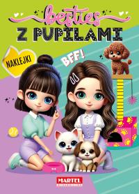 Besties. Z pupilami z naklejkami. Autor: Katarzyna Salamon. Dobreksiazki.pl Okładka książki Besties. Z pupilami z naklejkami
