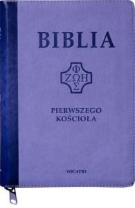 Biblia pierwszego Kościoła z paginat. suwak fiolet. Autor:   Praca zbiorowa. Dobreksiazki.pl Okładka książki Biblia pierwszego Kościoła z paginat. suwak fiolet