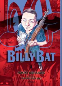 Billy Bat. Tom 3. Autor: Urasawa Naoki. Dobreksiazki.pl Okładka książki Billy Bat. Tom 3