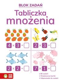 Okładka książki Blok zadań. Tabliczka mnożenia - uszkodzone