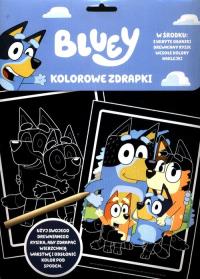 Bluey Kolorowe Zdrapki Część 1. Autor: Praca zbiorowa. Dobreksiazki.pl Okładka książki Bluey Kolorowe Zdrapki Część 1