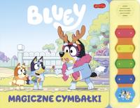 Bluey. Magiczne cymbałki. Książeczka z dźwiękami. Autor: Praca zbiorowa. Dobreksiazki.pl Okładka książki Bluey. Magiczne cymbałki. Książeczka z dźwiękami