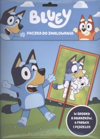 Bluey. Paczka do zmalowania. Autor: Opracowanie zbiorowe. Dobreksiazki.pl Okładka książki Bluey. Paczka do zmalowania