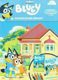 Bluey. Paczka pełna zabawy. Autor: Opracowanie zbiorowe. Dobreksiazki.pl Okładka książki Bluey. Paczka pełna zabawy