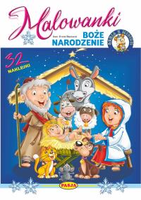 Boże Narodzenie.Malowanki. Autor: Kruszewski Włodzimierz, Ernest Błędowski. Dobreksiazki.pl Okładka książki Boże Narodzenie.Malowanki