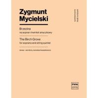 Okładka książki Brzezina nuty na sopran i kwintet smyczkowy