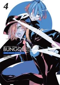 Bungou Stray Dogs. Dazai, Chuuya lat 15. Tom 4. Autor: Kafka Asagiri, Shiwasu Hoshikawa. Dobreksiazki.pl Okładka książki Bungou Stray Dogs. Dazai, Chuuya lat 15. Tom 4