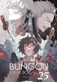Bungou Stray Dogs. Tom 25. Autor: Kafka Asagiri, Sango Harukawa. Dobreksiazki.pl Okładka książki Bungou Stray Dogs. Tom 25