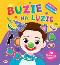 Okładka książki Buzie na luzie. Naklejam odklejam