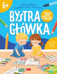 Bystra główka. Rebusy i zagadki logiczne. Autor: Opracowanie zbiorowe. Dobreksiazki.pl Okładka książki Bystra główka. Rebusy i zagadki logiczne