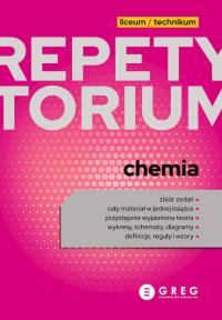 Chemia. Repetytorium liceum/technikum 2026. Autor: Król Iwona, Piotr Mazur, Joanna Pabian-Rams. Dobreksiazki.pl Okładka książki Chemia. Repetytorium liceum/technikum 2026