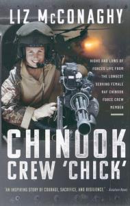Chinook Crew 'Chick'. Autor: McConaghy Liz. Dobreksiazki.pl Okładka książki Chinook Crew 'Chick'